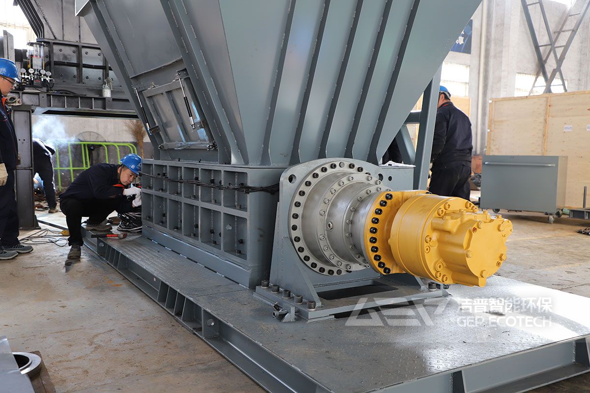 潔普雙軸剪切式破碎機