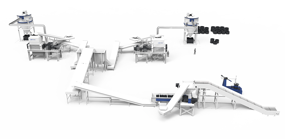 廢舊輪胎裂解預處理