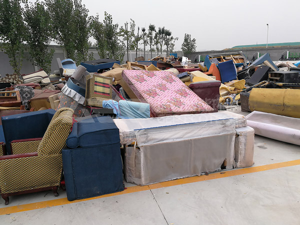 浙江這條智能大件垃圾處置生產(chǎn)線