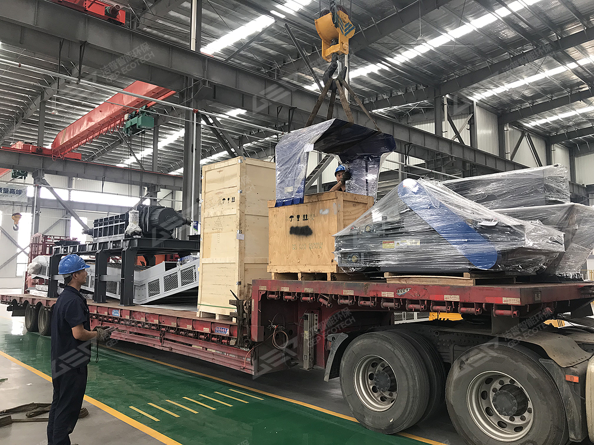 發(fā)貨忙！潔普智能大件垃圾處置系統(tǒng)發(fā)往江蘇