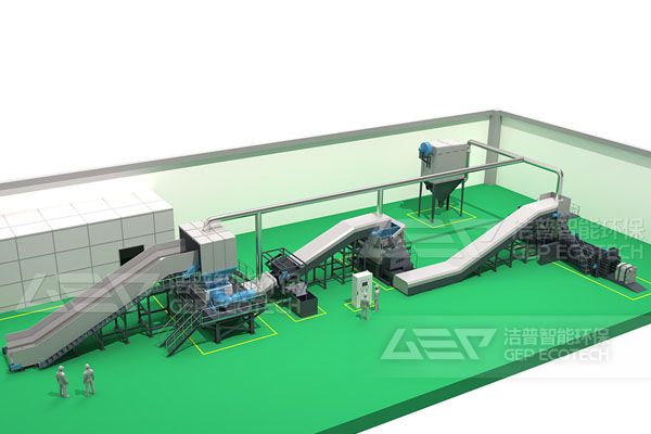 風電風機破碎生產(chǎn)線