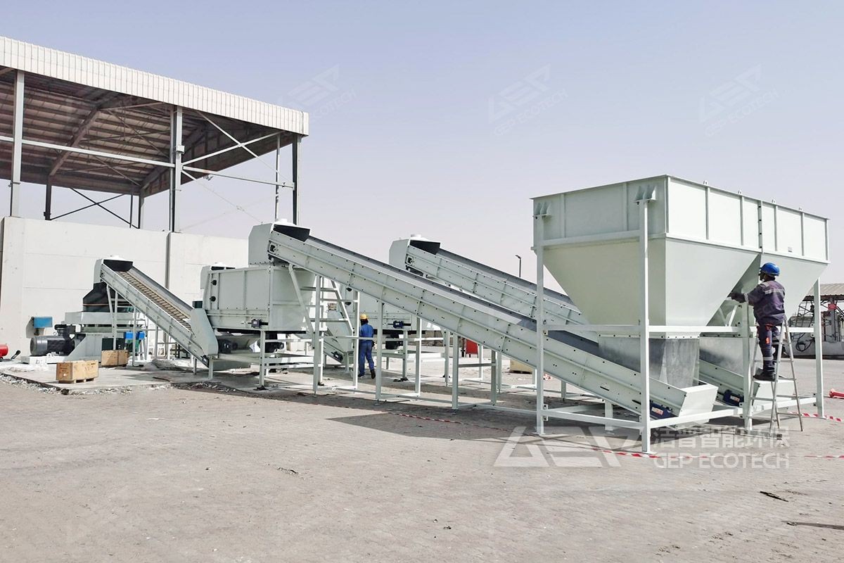 生活垃圾處置系統(tǒng)現(xiàn)場(chǎng)