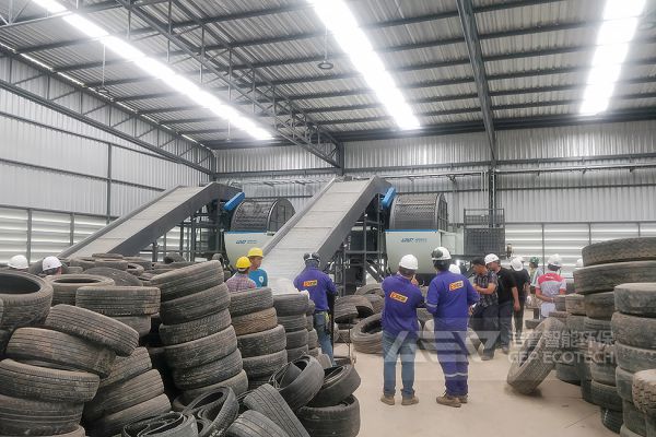 東南亞廢舊輪胎破碎裂解處置項目
