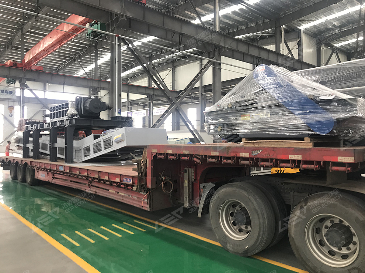 出發(fā)！潔普大件垃圾處置系統(tǒng)發(fā)往福建