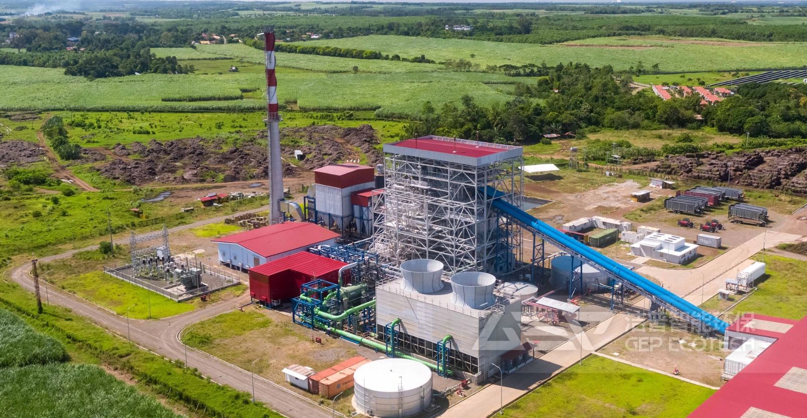 潔普在菲律賓提供的一個生物質(zhì)電廠