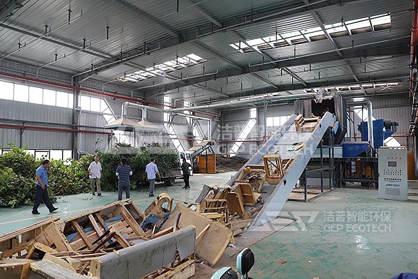 大件垃圾處置生產(chǎn)線
