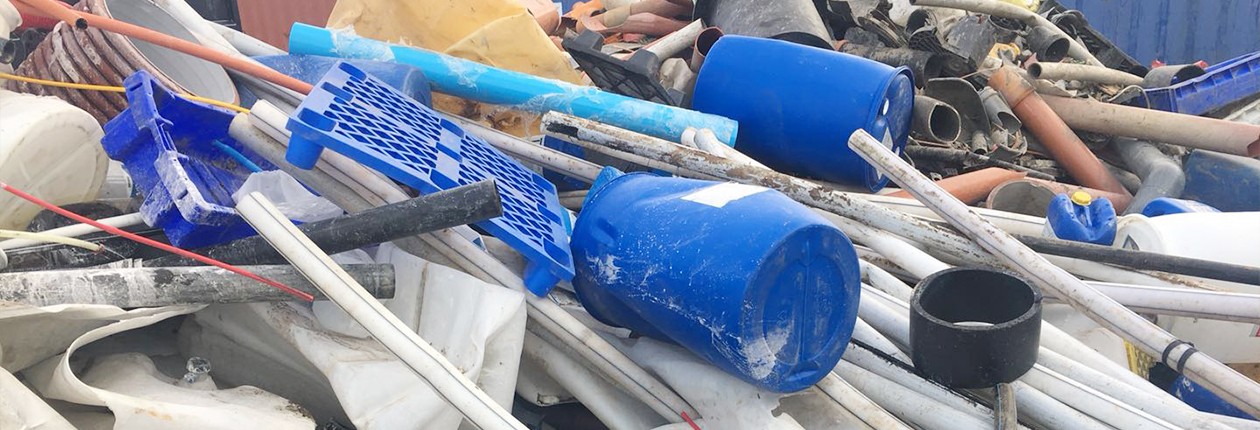 廢舊塑料處理前