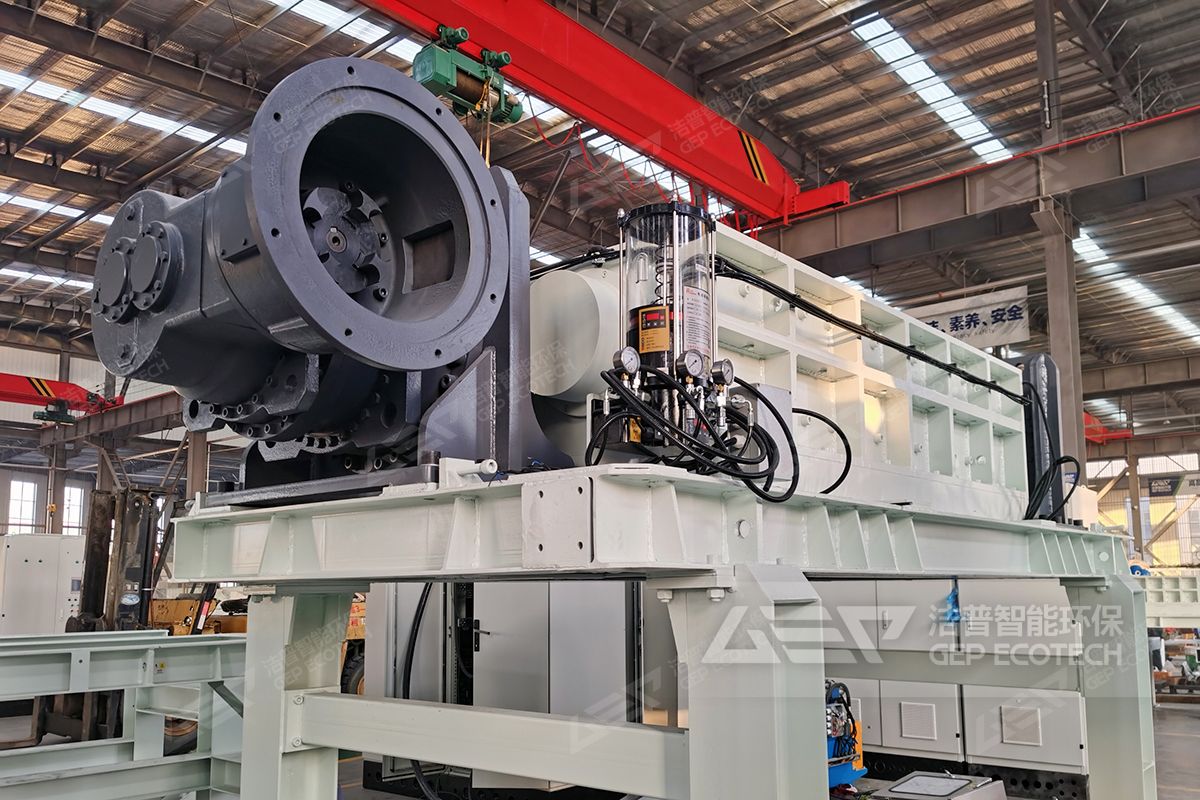 雙軸剪切式破碎機