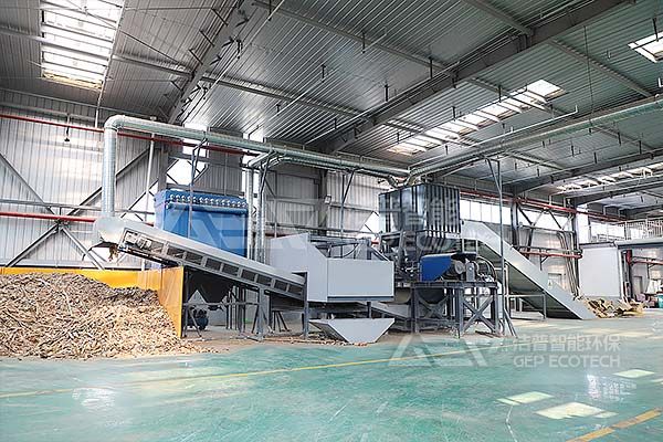 山東地區(qū)大件垃圾處置生產(chǎn)線