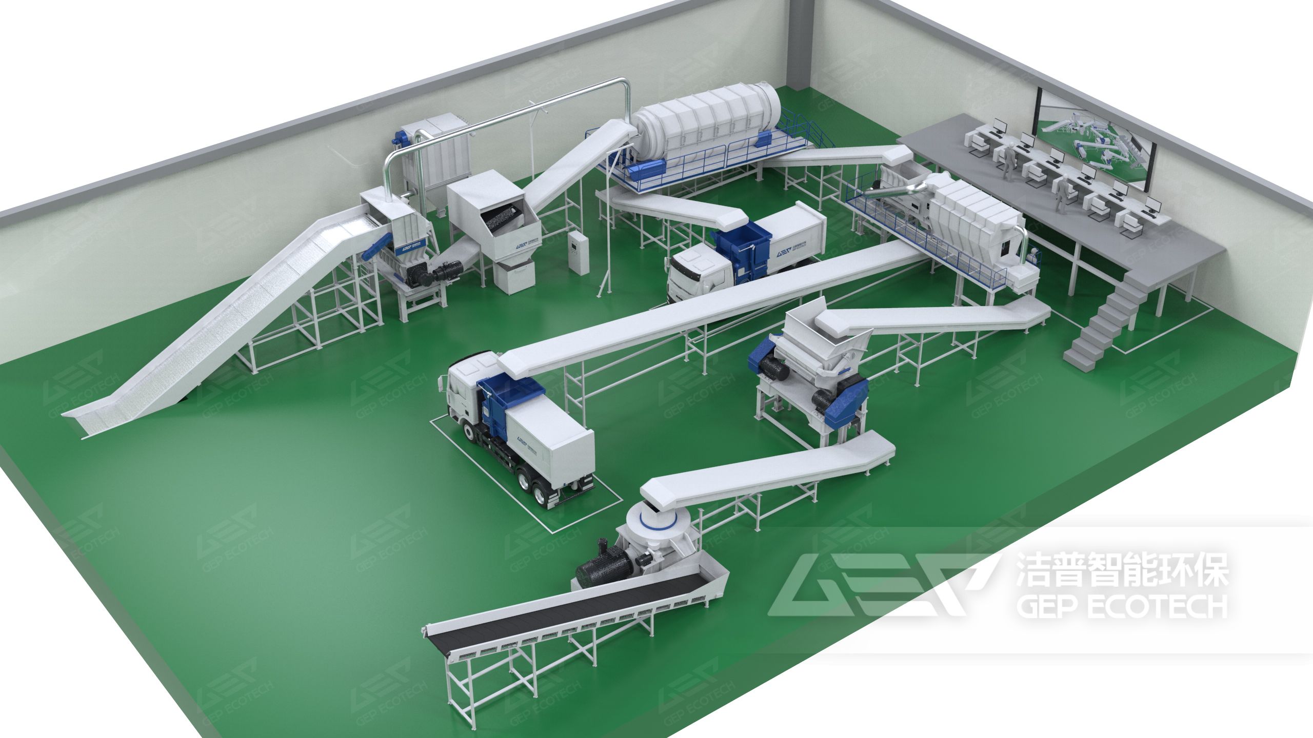 生活垃圾制衍生燃料RDF系統(tǒng)