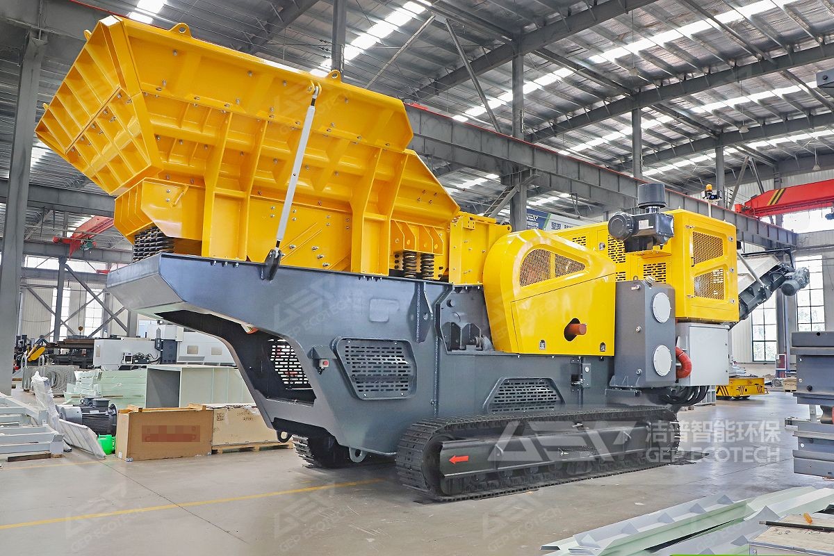 移動(dòng)建筑垃圾破碎機(jī)
