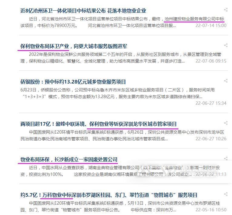 物業(yè)公司中標(biāo)城市管家項(xiàng)目