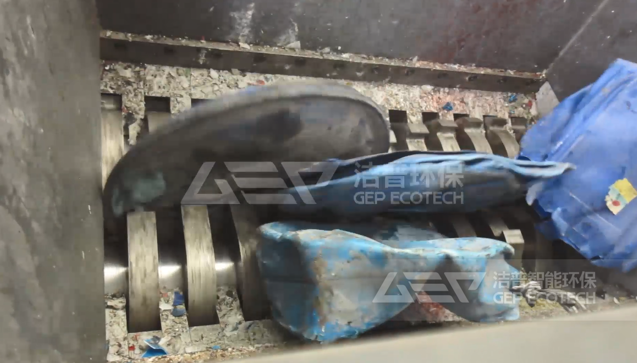 加侖桶雙軸破碎機