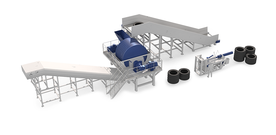 廢舊輪胎TDF燃料制備
