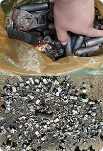 鋰電池破碎效果對比