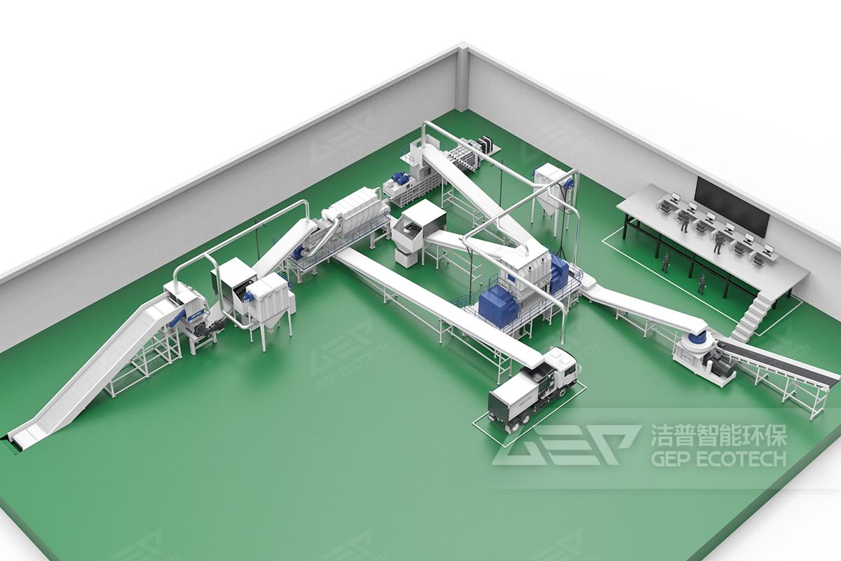 工業(yè)垃圾資源化生產線