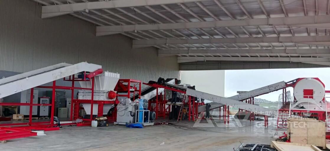 廢金屬破碎回收生產(chǎn)線