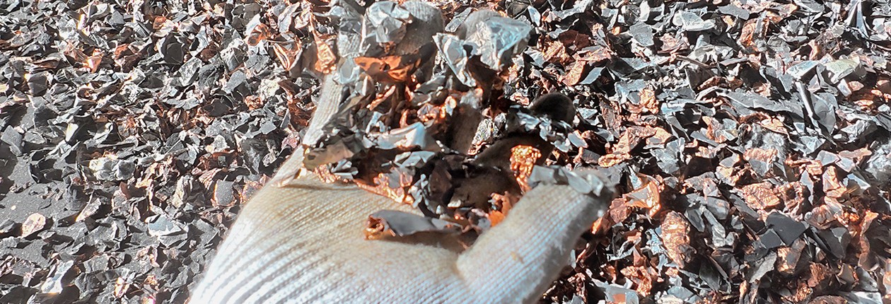 電池極片處理后