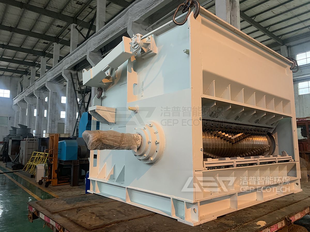 單轉(zhuǎn)子撕碎機