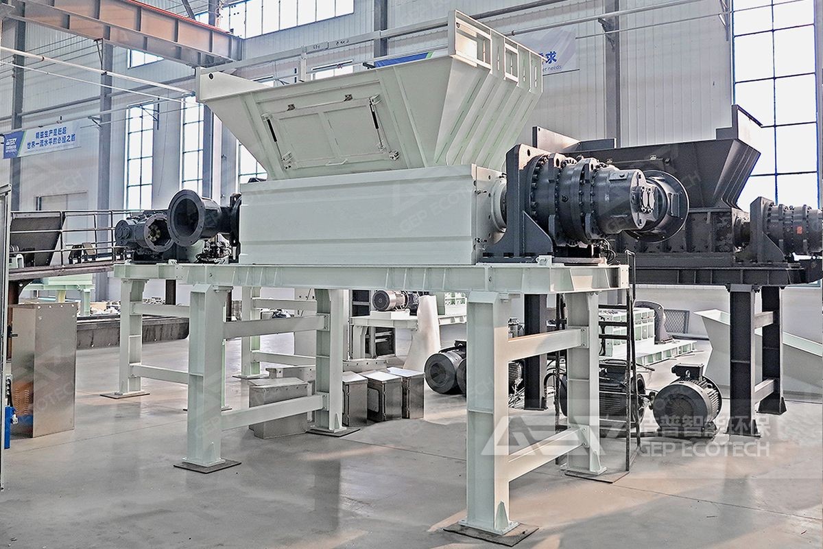 雙軸金屬撕碎機