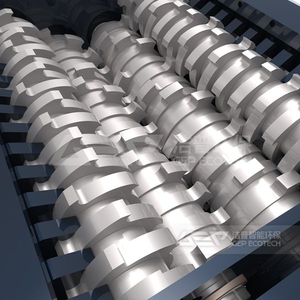 四軸撕碎機(jī)內(nèi)部圖