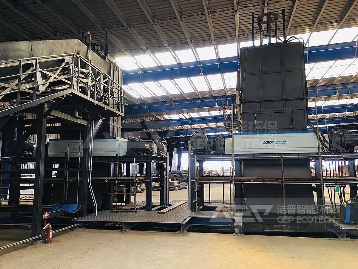 雙軸生物質(zhì)撕碎機(jī)