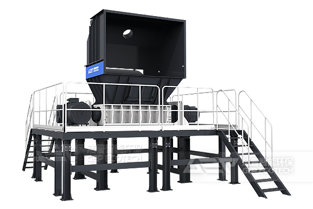 GDL雙軸大件垃圾破碎機